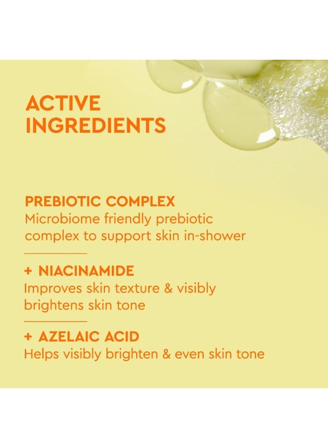 BYOMA Brightening Body Wash (400ml) Treats Dull and Dehydrated Skin, Balances and Repairs the Skin Barrier with Niacinamide and Azelaic Acid - Brightens and Evens Skin Tone - Image 4